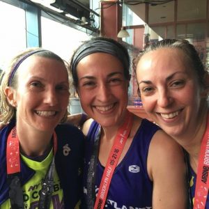 At the finish in Coney Island